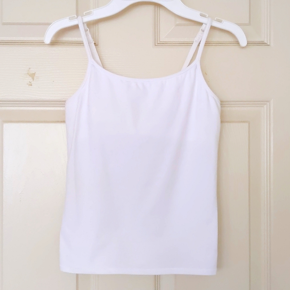 NWOT. Limited Too Girl's cami with built in bra and adjustable straps.